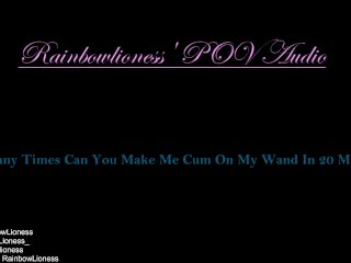Overstim! How Many Times_Can You_Make Me Cum On My Wand In 20 Minutes?
