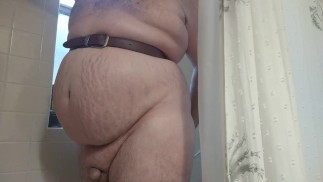 Belted shower inflation. 