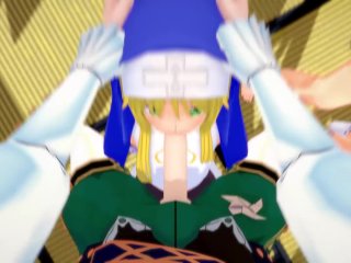 Femboy orgy - Astolfo, Venti, Monika, Bridget