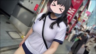 Wearing Bloomers And Gym Clothes Tofu Is A Perverted I-Cup College Girl Who Enjoys Eating Crepes In Harajuku Without A