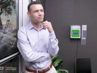 Trickery - Fake Boss Fucks Mackenzie Mace On A Job Interview screenshot number 1