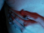 Preview 1 of femboy orgasms nipples wearing erotic underwear