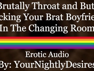Destruindo a Bunda do Seu Bratty Twink Em Público (boquete) (anal áspero) (áudio Erótico Para Men)