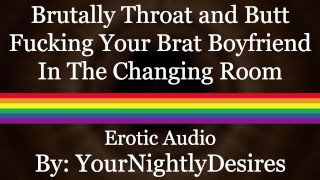 Blowjob Rough Anal Erotic Audio For Men Destroying Your Bratty Twink's Ass In Public