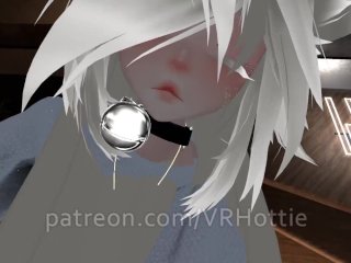 Blonde Cat Girl With Mini Skirt Ready To Submit Fuck You Tail Play Fat Ass POV Lap Dance VRChat