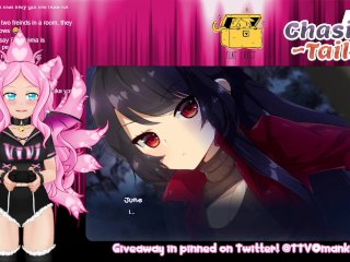 Chasing Tails Part 2 (Horror Yuri VN by FlatChest Dev) 2D_Vtuber SFW Stream