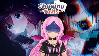 Chasing Tails Partie 2 (Horror Yuri VN par Flat Chest Dev) 2D Vtuber SFW Stream