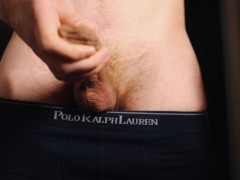 Soft floppy uncut dick playing