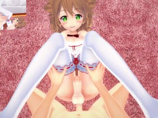 Vtuber - Futanari Meiji fuck  POV