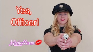 POV Is Detained And Exposed By A Stunning Blonde