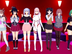 Akeno x Zero Two x Miku Nakano AND MORE Cumpilation 3D Hentai