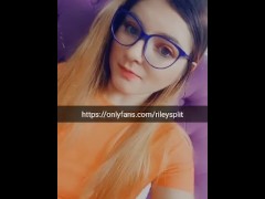 Adorable girl with long hair need horny man in her ass