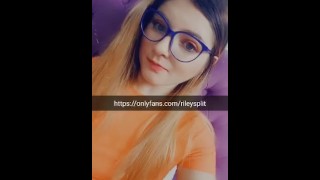 Adorable girl with long hair need horny man in her ass