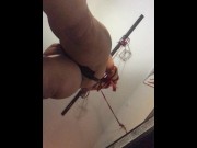 Preview 1 of BDSM SESSION OF SLAVE VALENTINA VAUGHN69, PUSSY EDGING, WITH RUINED ORGASM AS PUNISMENT