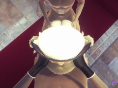 Genshin Impact Yaoi - What will Barbara Femboy be able to do with TWO MEN?