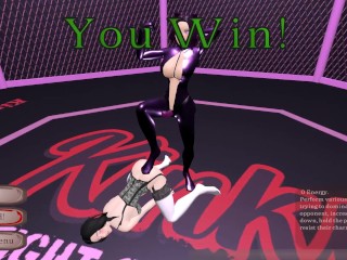 Kinky Fight Club [wrestling Hentai Game] Odc.3 Gejowska Walka Na Seks Analny Na Dachu