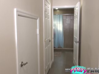 Spying on my Teen Stepsister In The Shower - Kenzie Reeves - screenshot number 0