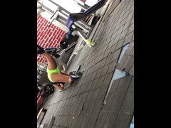 SEXO CON DESCONOCIDA LUEGO DE VERLA EN EL GIMNASO - GYM