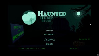 Haunted Hump House [Halloweenská hra Hentai] 1. díl duch honící se za holkou s monstrem, která