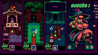 Sly Scrolls Halloween Themed Game With A Cute Slime Hero Slamming Wicked Witches