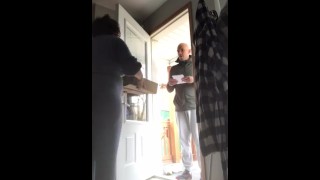 Amazon Delivery Boy Is A Sucking Machine