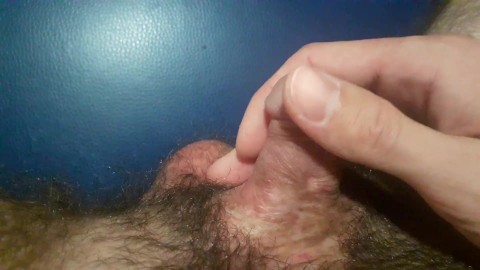 Jerking Off My Incredibly Little Dick after Busy Day Amateur