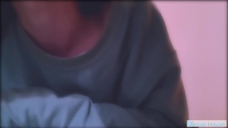 [Automatic masturbation] The white and thin body of an amateur man leaks his voice and masturbates