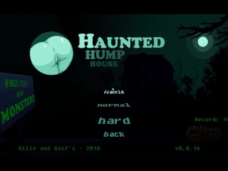 Haunted Hump House [halloweenská Hra Hentai] 2. Díl Kočička s Monstrózním Dívčím Gangbangem