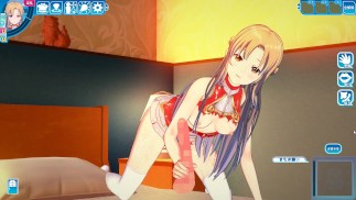 コイカツ！[SAO]淫乱な結城明日奈と中だしSEX♡Koikatsu![SAO]Bitch Asuna Yuuki with SEX