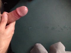 Long Distance Cumshot (9 squirts of cum)