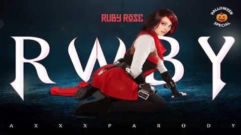 Busty pelirroja Maddy May como RWBY RUBY obtiene tu polla vr porno