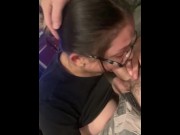 Preview 5 of Sexy footjob with mother in law