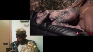 Halloween Hotlight: HO HUNTERS - Tattooed Ghost Amber Luke wants to Fuck - reaction