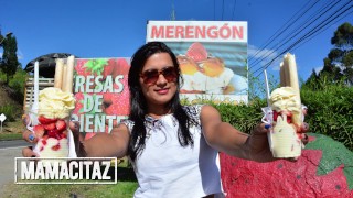 CARNEDELMERCADO - Грудастую латиноамериканку Камилу Марин жестко долбят в ее сочную киску