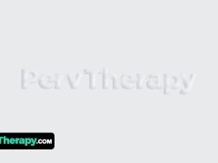 Video PervTherapy - Shy Innocent Girl Craves Her Therapists Attention And Jumps On His Cock During Session