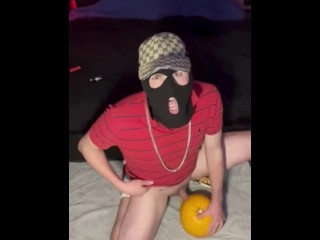 Scally Chav Fucks Pumpkin in Nike Tn