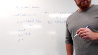 Irish math professor teacher gets a hard 69.  MUST WATCH THE END!!