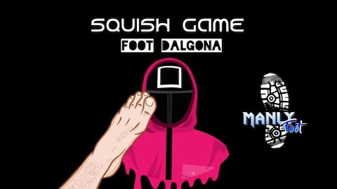 Squish game - Foot dalgona candy - Squid game parody - Will I pass to the next level?