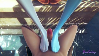 Disney Frozen Yaoi - Elsa Femboy POV van hoe deze prinses van seks geniet