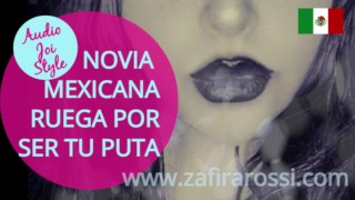 再アップロードされたメキシコのミモザは、彼女を売春婦として使用するように頼みますインタラクティブストーリースタイルJoiポルノオーディオ