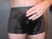Preview 4 of Desperate morning pee in underwear