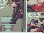 Preview 4 of Batgirl Loves Robin - she wants it in her Ass || Big dick Anal cartoon comic