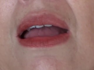 Mature Mother Shows off and Masturbates Watching her Stepson Jerk off