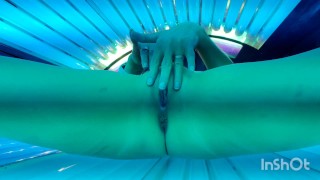 Has Some Tanning Bed Fun