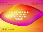 Preview 3 of The Sensual BUT kinda mean CEI Spoon clip Cum Countdown Included