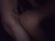 Preview 6 of CAR SEX 19 year old teen throwing it back on 8 inch big dick in her FAVOURITE position (Doggy style)
