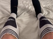 Preview 5 of Macrophilia - tiny people hide in giants football socks