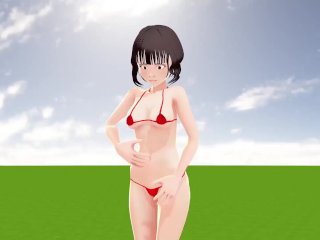 【変態水着】グラビアで用意された水着が小さすぎてほぼ裸【マイクロビキニ】