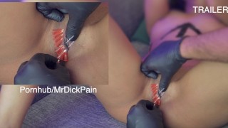 4K Trailer Indian GF Pussy Piercing With Needles