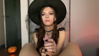 Tiny Witch Is A Huge Fucking Fan